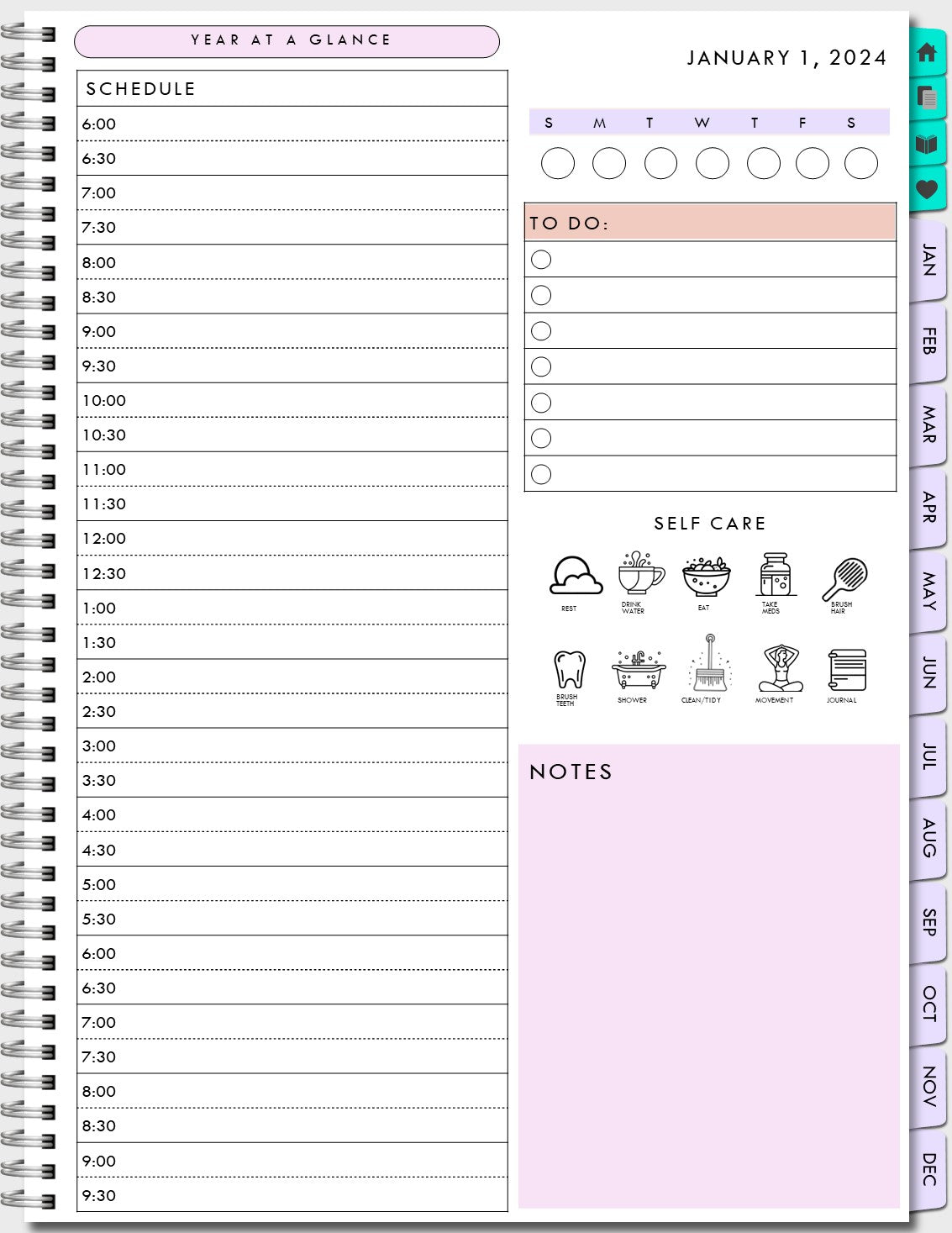 500+ interactive pages | Download Digital Planner now stunning designs
