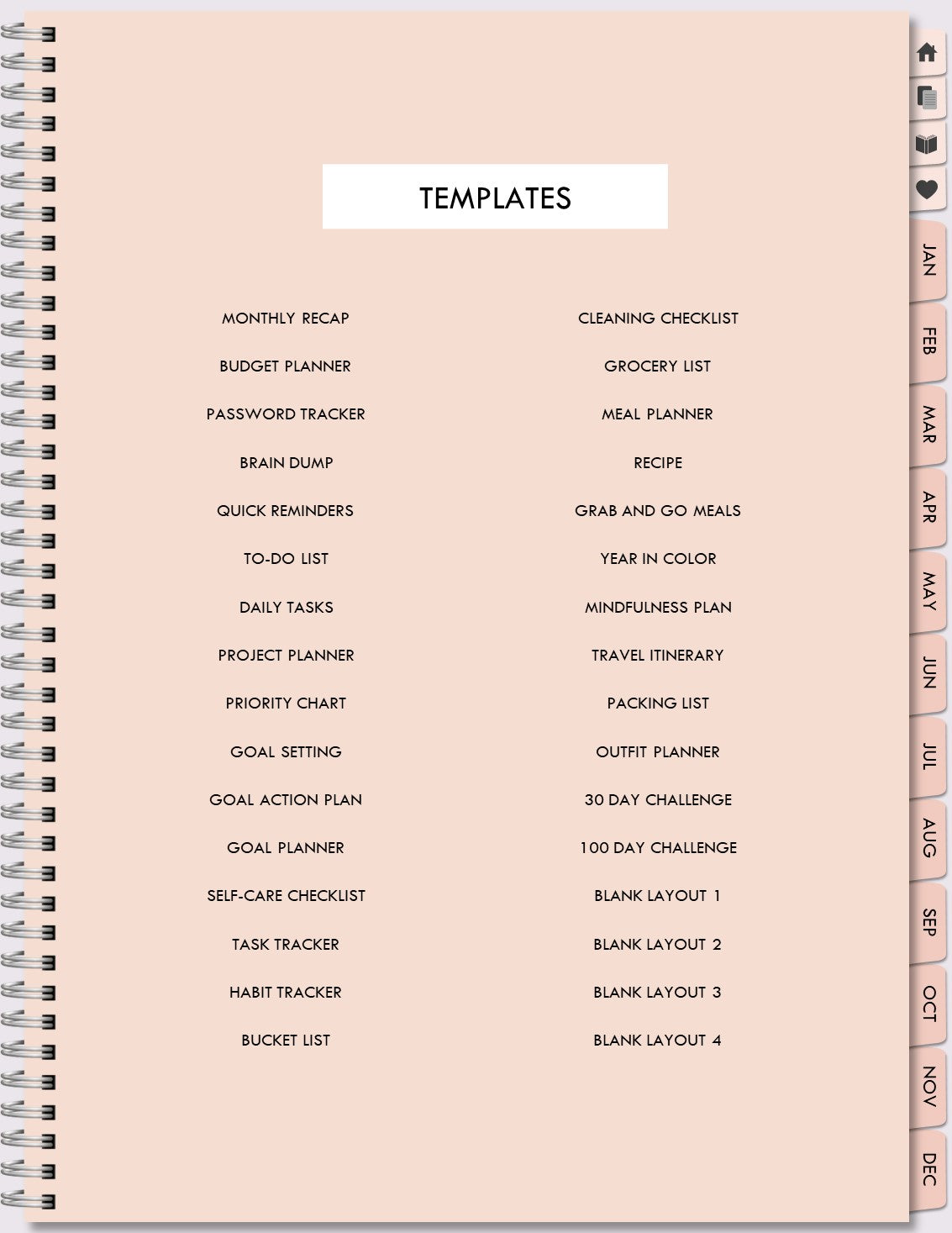500+ interactive pages | Download Digital Planner now stunning designs
