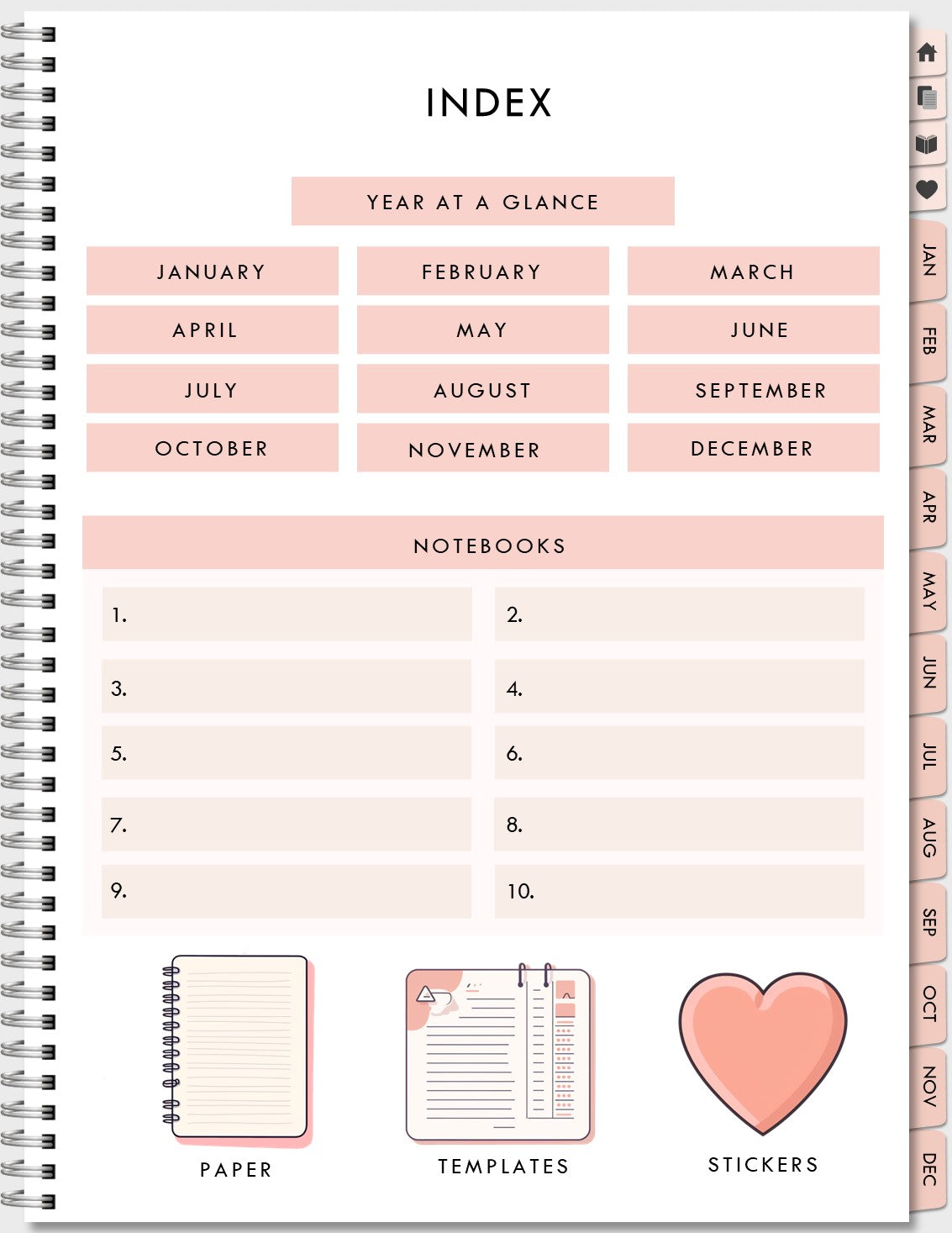 500+ interactive pages | Download Digital Planner now stunning designs