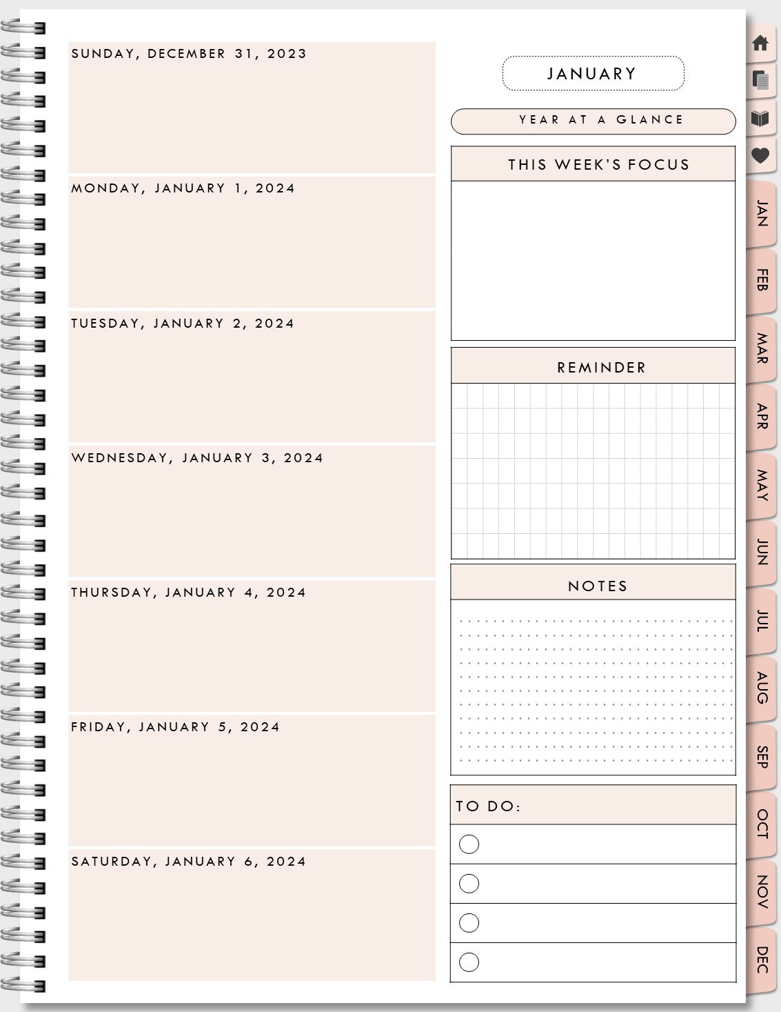 500+ interactive pages | Download Digital Planner now stunning designs