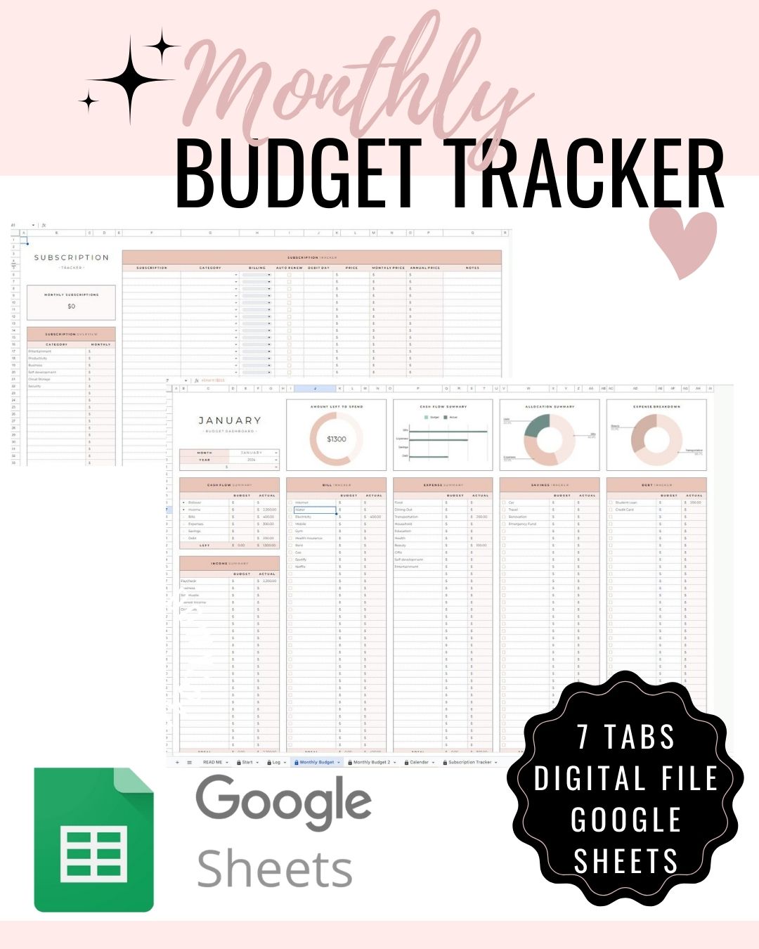 Monthly Budget Template Google Sheets Download