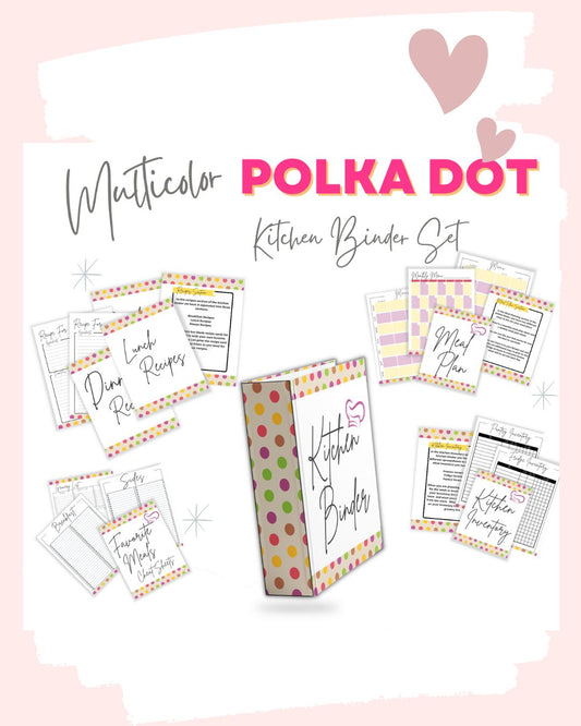 www.Printables.Life Downloadable Kitchen Binder and Shopping Sheets