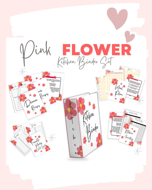 www.Printables.Life Downloadable Kitchen Binder and Shopping Sheets